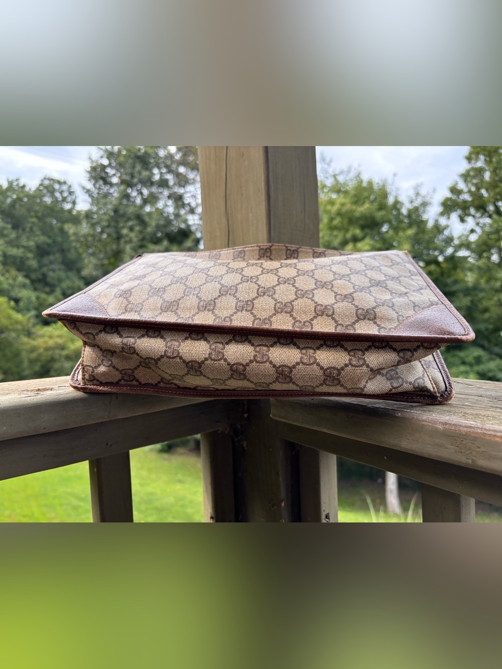 Vintage Gucci GG Mono Canvas Toiletry Pouch - Picture 3 of 7